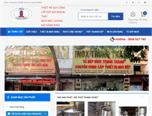 Tablet Screenshot of inoxtrungthanh.com